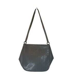 Whiting & Davis Gray Metal Mesh Shoulder Bag